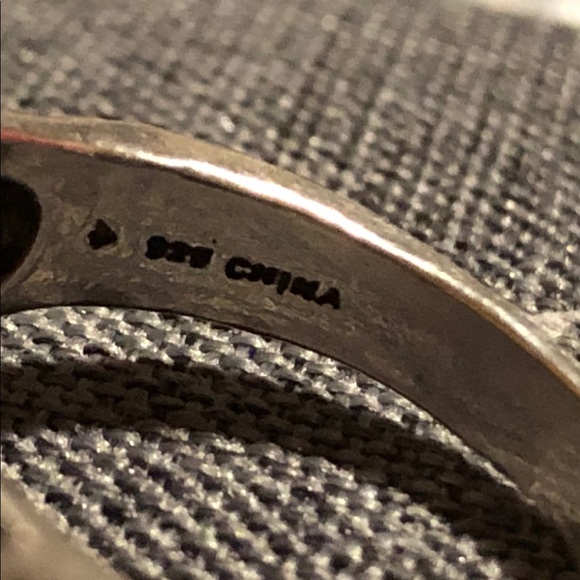 Silpada Ring Pink Soapstone & Sterling Silver Ring - Picture 6 of 6